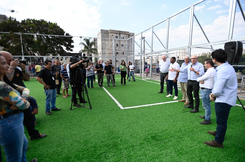 Dário Saadi na entrega da Areninha: "Atendemos a reivindicação antiga da população"