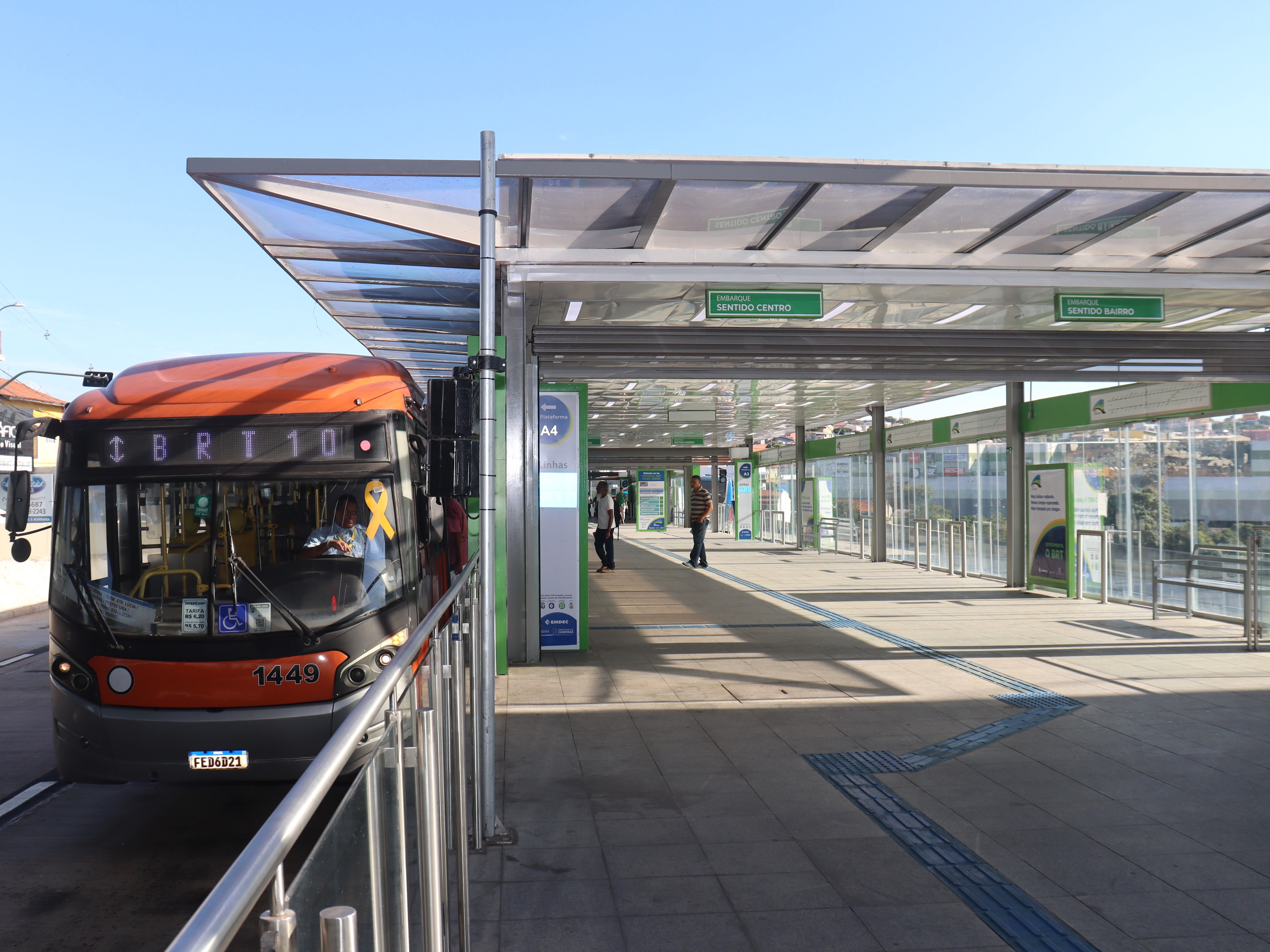 O Terminal BRT Ouro Verde entrou em funcionamento no final de abril