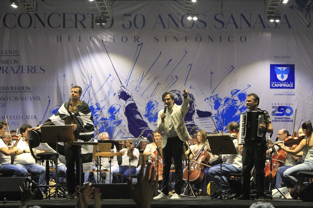 Com direção do maestro Carlos Prazeres, evento teve participação especial de Marcelo Caldi, na sanfona