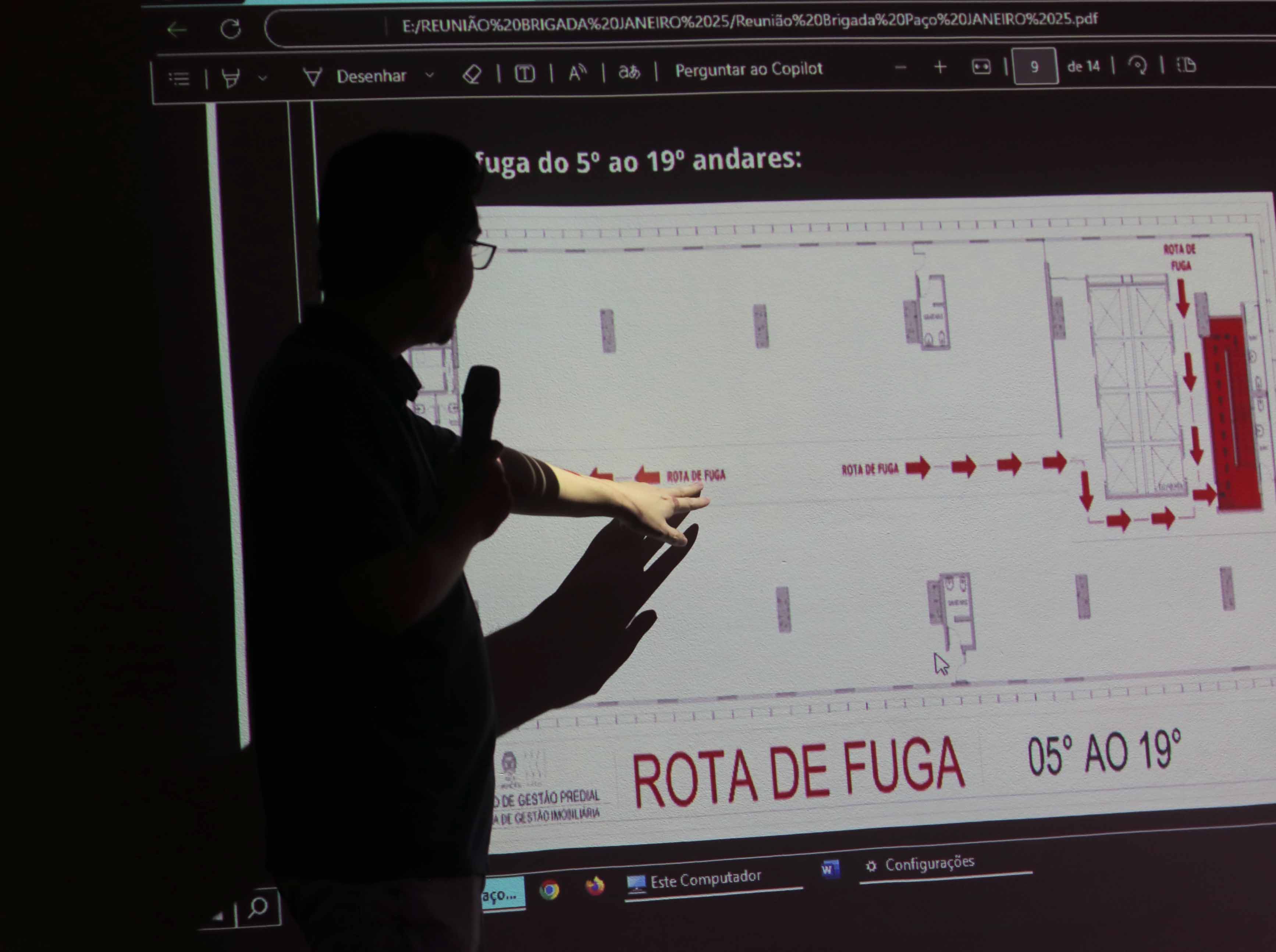 Cerca de 60 brigadistas do Paço Municipal participaram do encontro