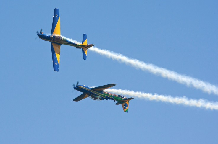 Aeronaves farão manobras no céu de Campinas