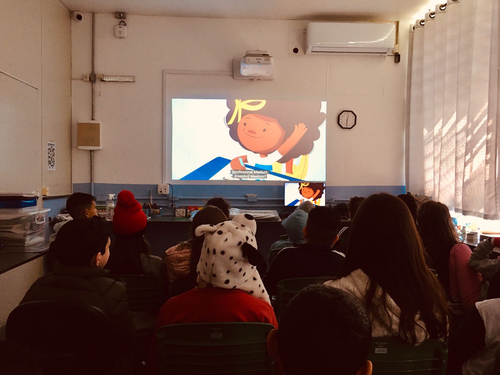  No Cineclube, alunos assistem filmes e depois debatem sobre o que viram 