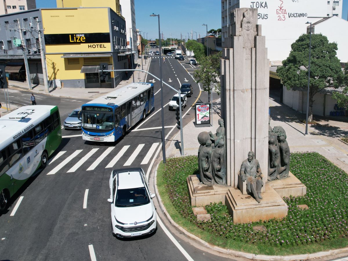 A revitalização da avenida Campos Sales é uma das mais 300 obras que a Prefeitura promoveu