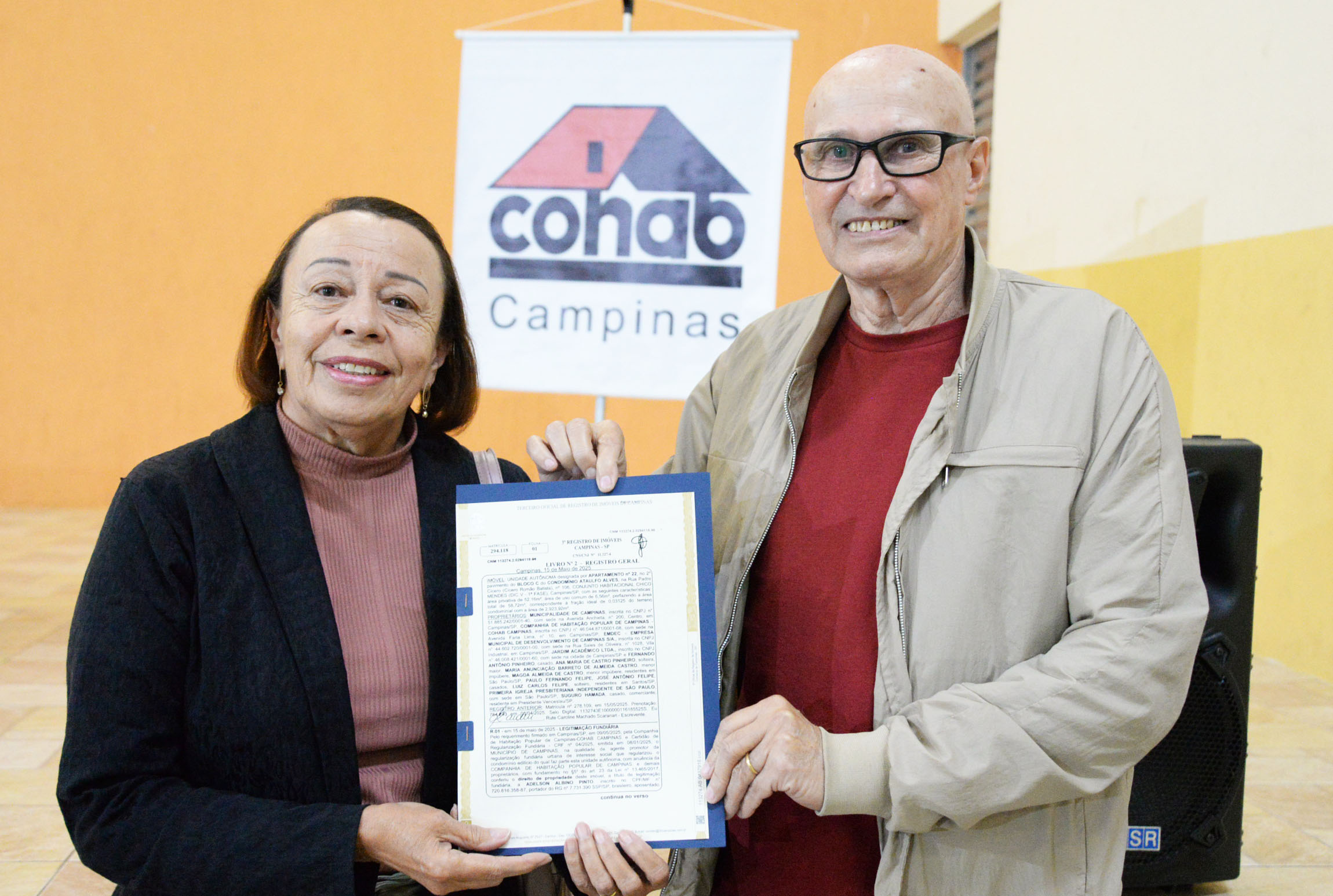 Adelson Albino Pinto e Noêmia Ladeira: realização de um sonho 