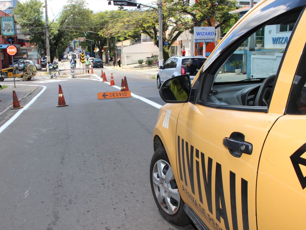 Orientação é que, se possível, os motoristas evitem a circulação pela região, durante o período das obras