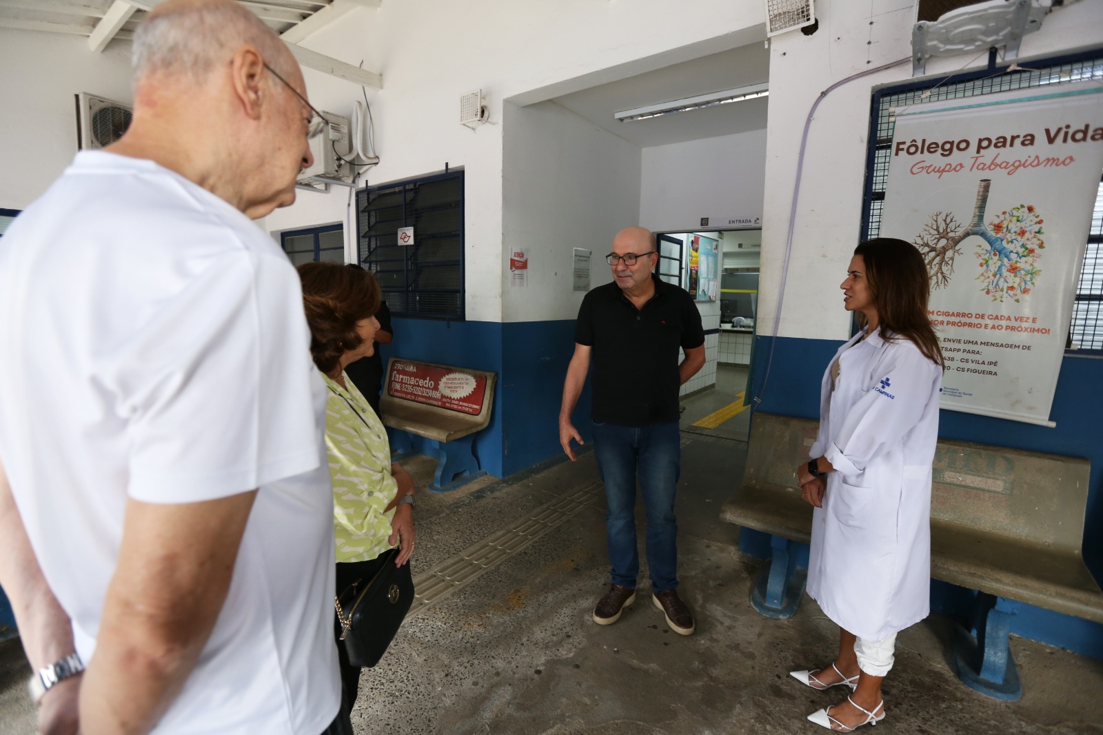 Adriano Rosa Centro de Saúde da Vila Ipê registrou bastante movimento na manhã deste sábado
