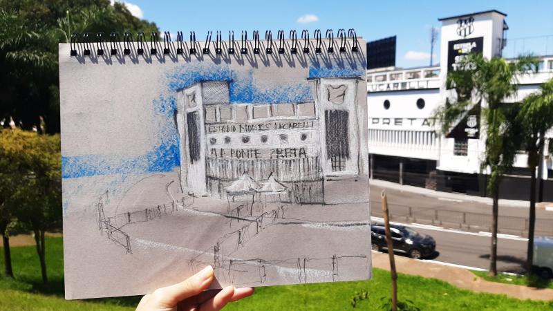 A “Oficina de criação de um diário gráfico para contar histórias urbanas” será ministrada pela arquiteta Luiza Budahaz, às 14h da sexta-feira