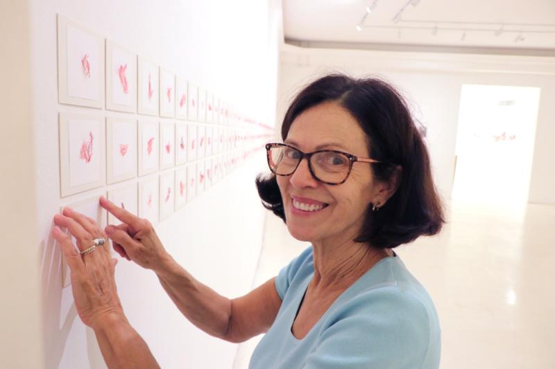 A artista visual Rosa Grizzo