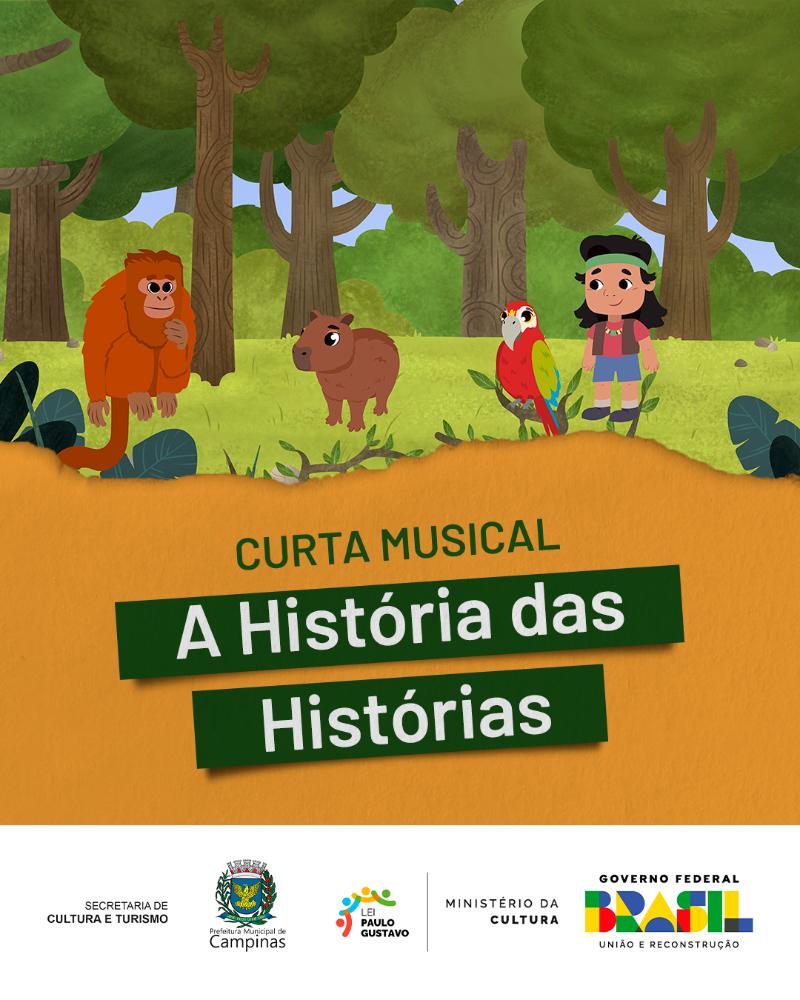 O curta de animação "A História das Histórias" será exibido no evento