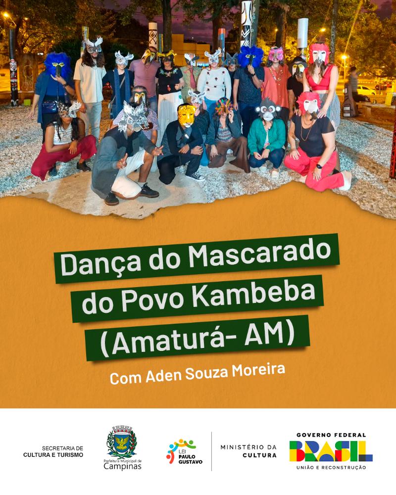 Evento também terá oficina sobre a Dança do Mascarado