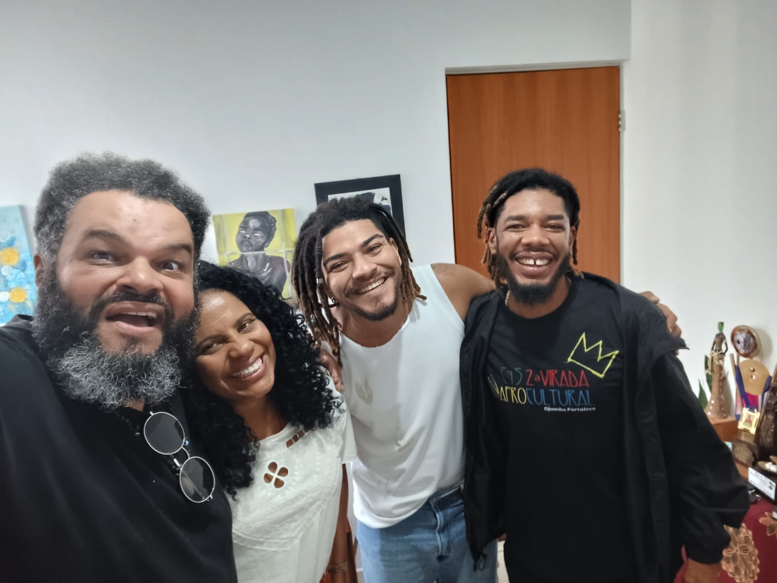 Responsáveis pelo filme, pelo evento e roda de conversa