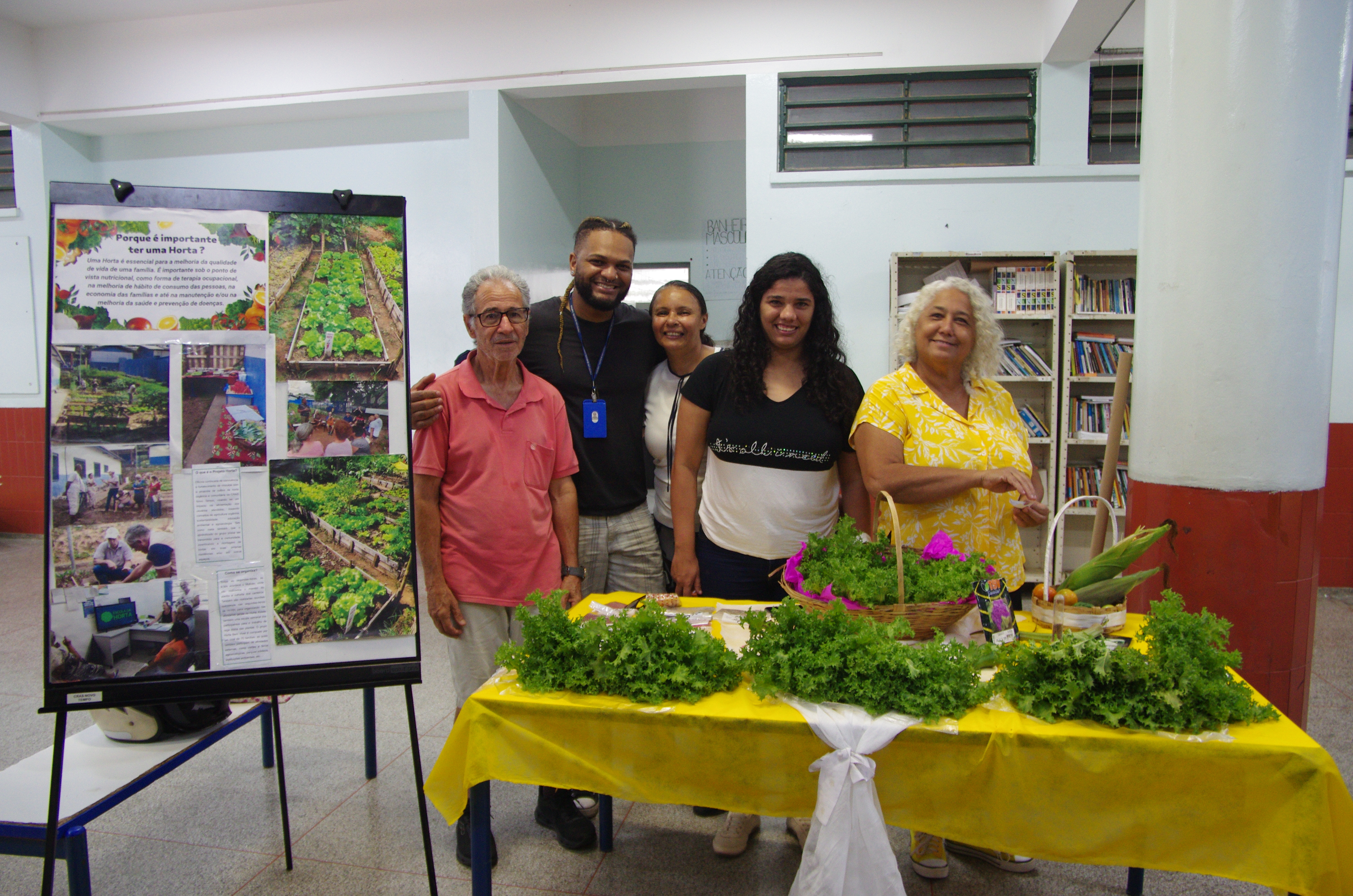 A atividade foi realizada na própria escola, no Jardim Planalto de Viracopos, como parte do programa “Passos para uma Vida Melhor”