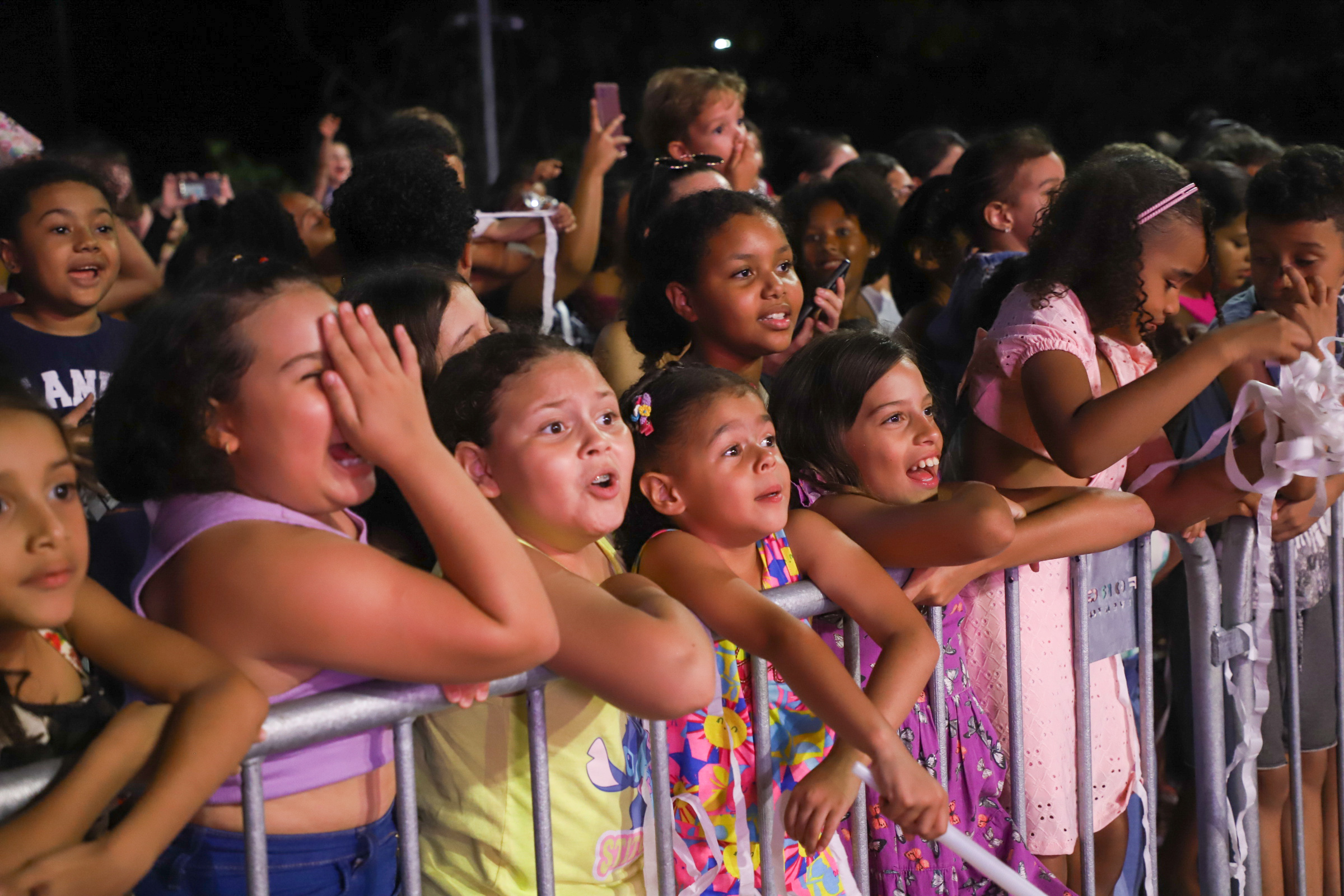 Crianças se emocionaram a cada apresentação