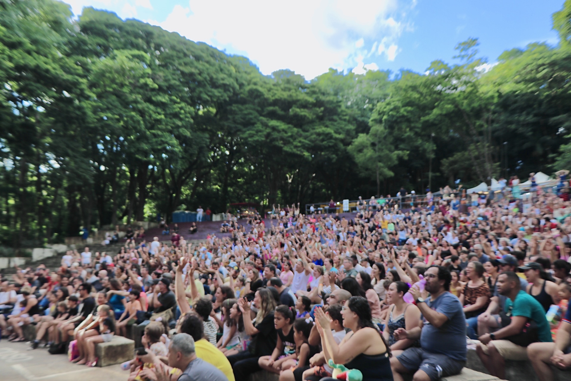 Público lotou a Concha Acústica