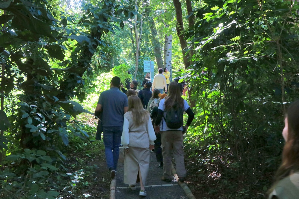 Firmino Piton Participantes do Iclei visitam a Mata de Santa Genebra, maior fragmento florestal da Região Metropolitana de Campinas.