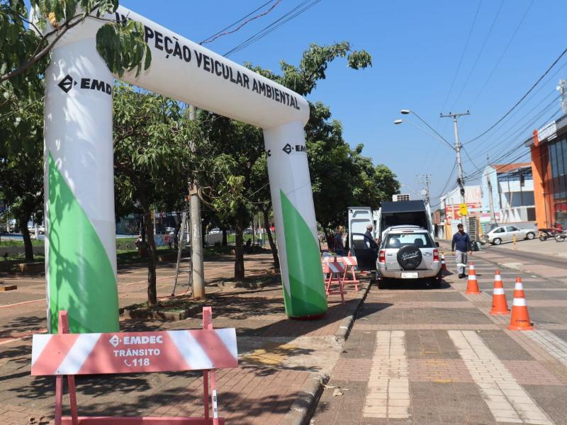 Na Praça da Concórdia, foram inspecionados 38 veículos entre os dias 2 e 4 de abril