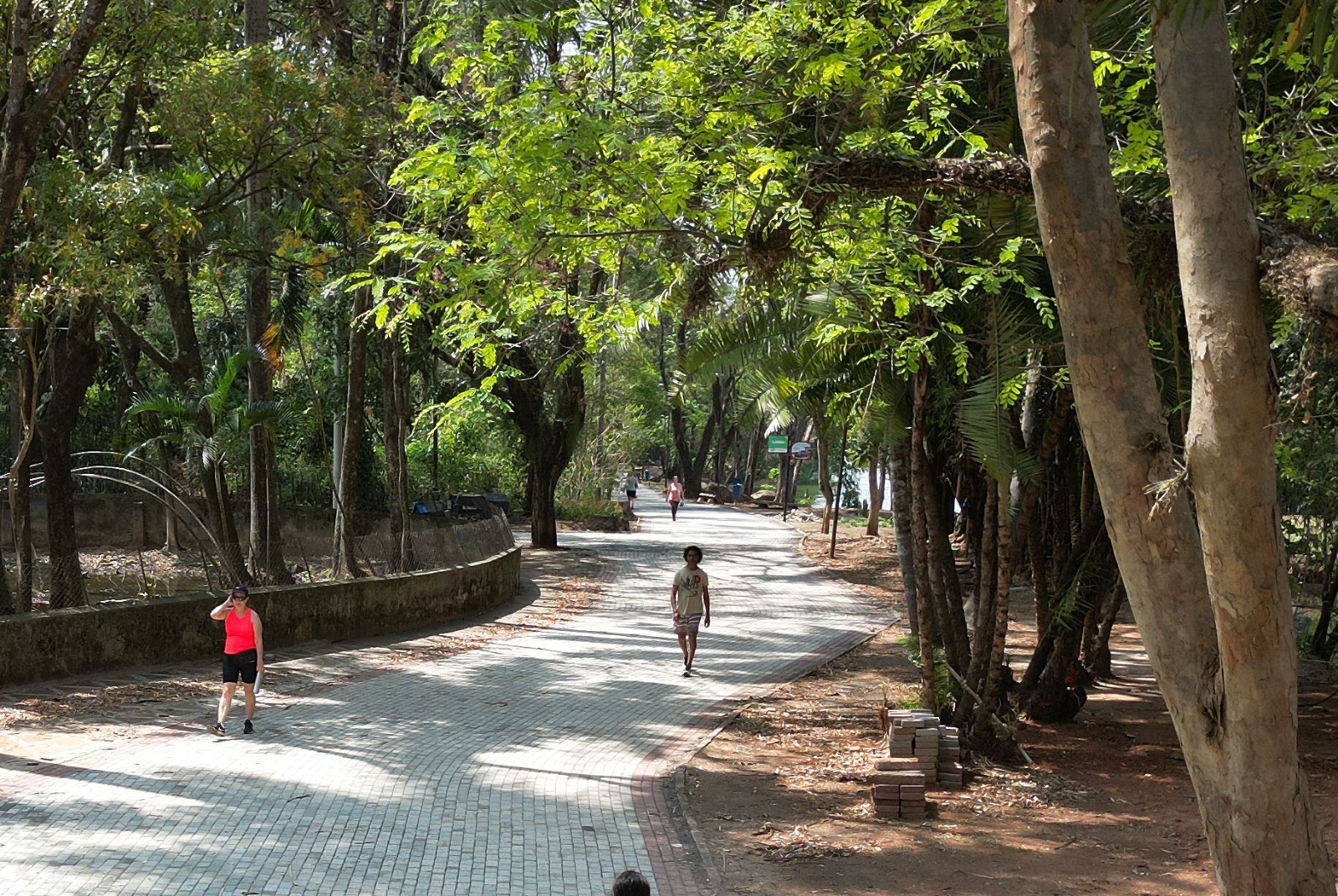 Lagoa do Taquaral: pista de caminhada é um dos atrativos para a população