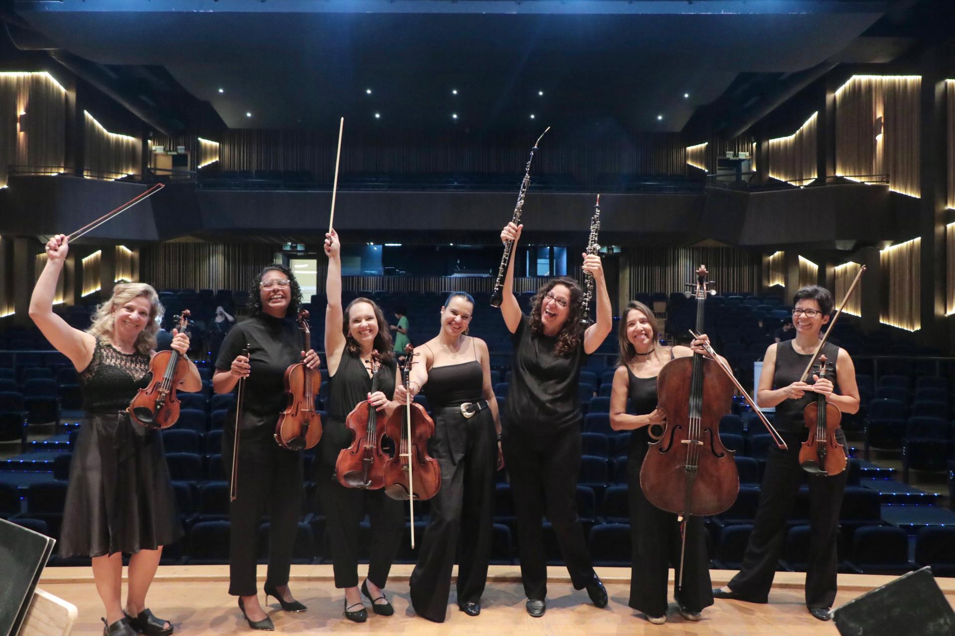 Se apresentando em vários instrumentos, as mulheres musicistas da Sinfônica de Campinas inspiram novos talentos 
