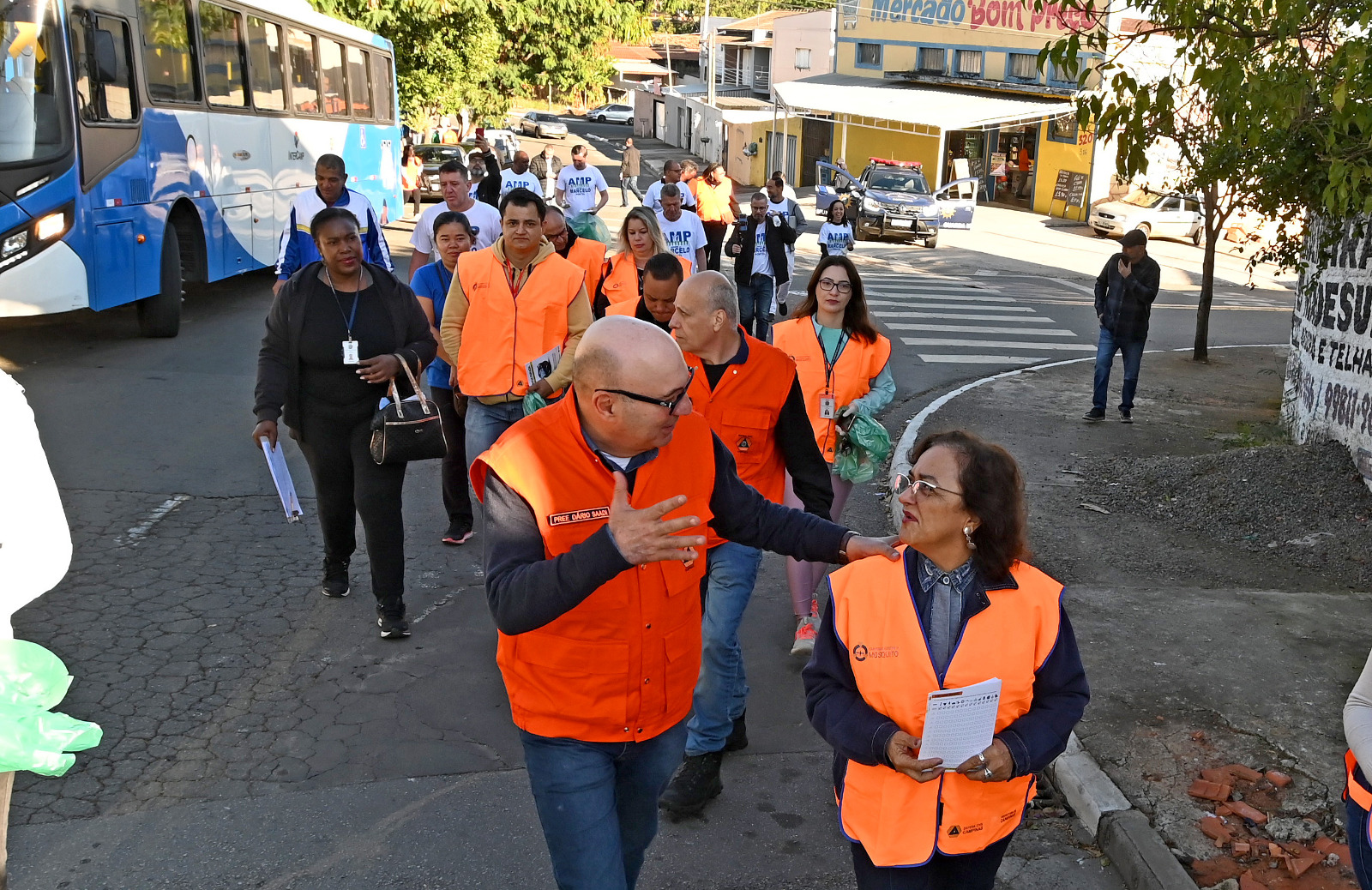 O prefeito Dário Saadi iniciou os trabalhos junto às equipes