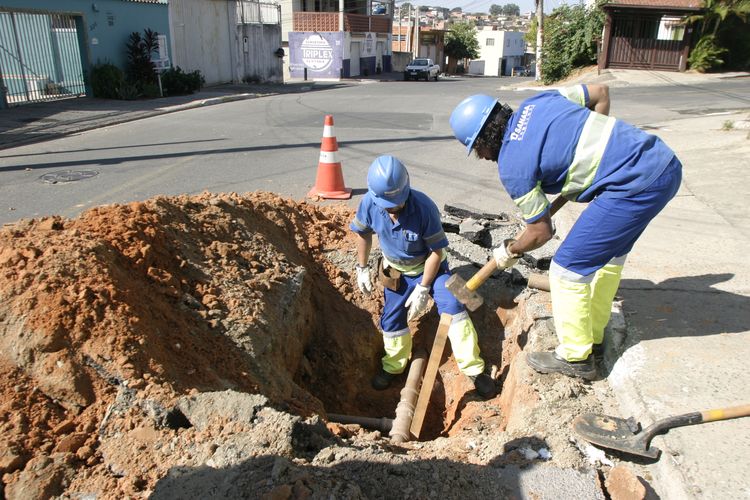 Obra vai viabilizar a individualização das ligações em imóveis do núcleo