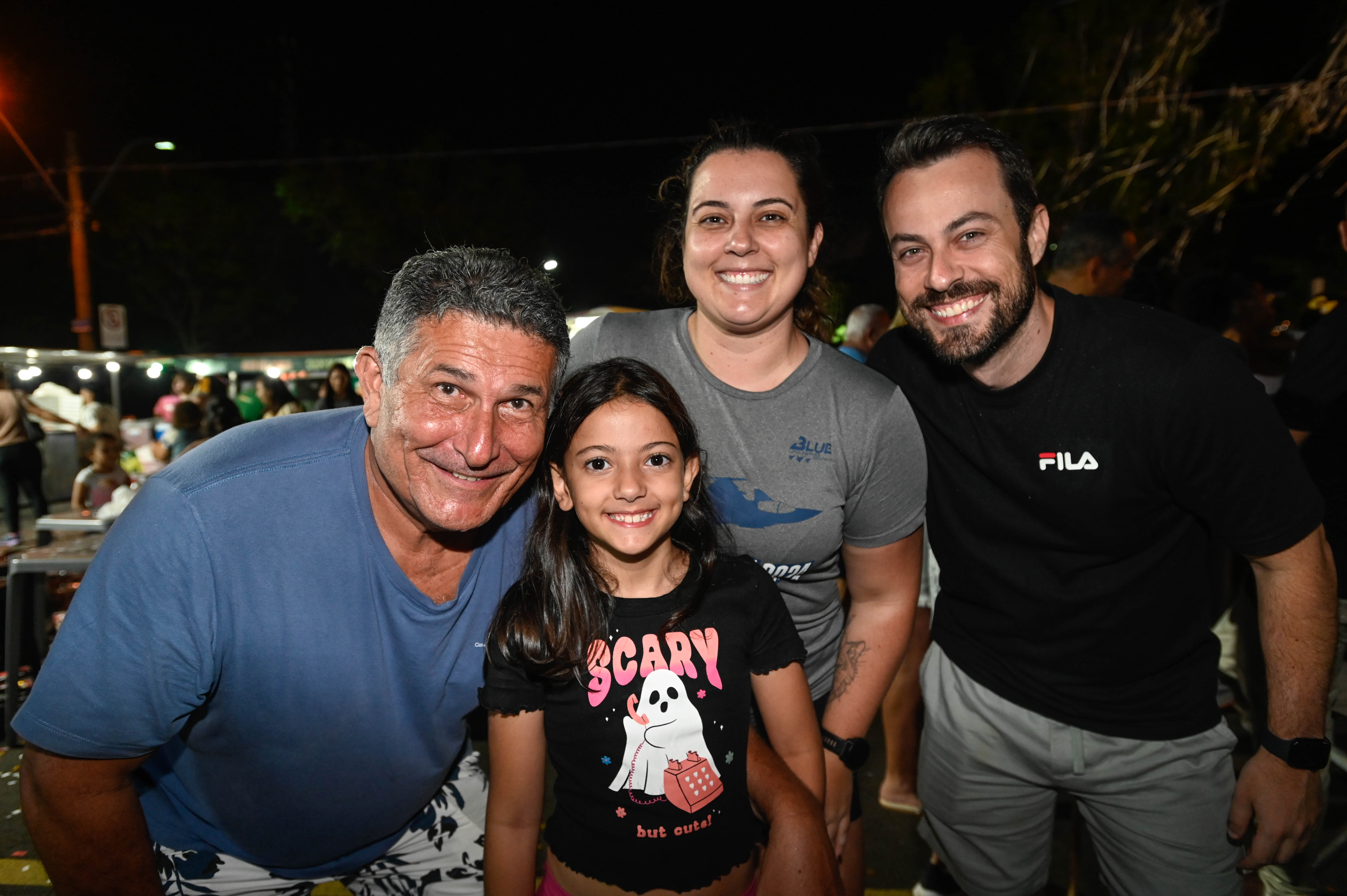 Festa em família: Vail, Júlia, Maiara e Rafael se envolveram do início ao fim