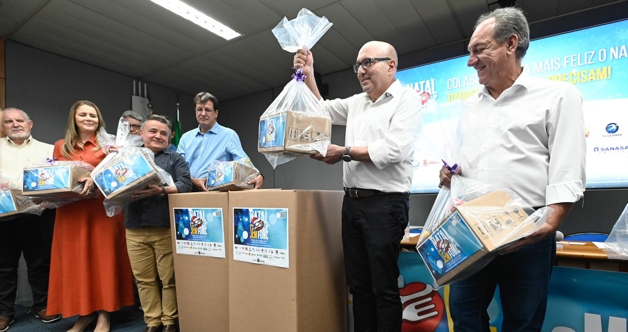 Campanha Natal sem Fome foi lançada em evento, na Sala Azul do Paço, no fim de novembro