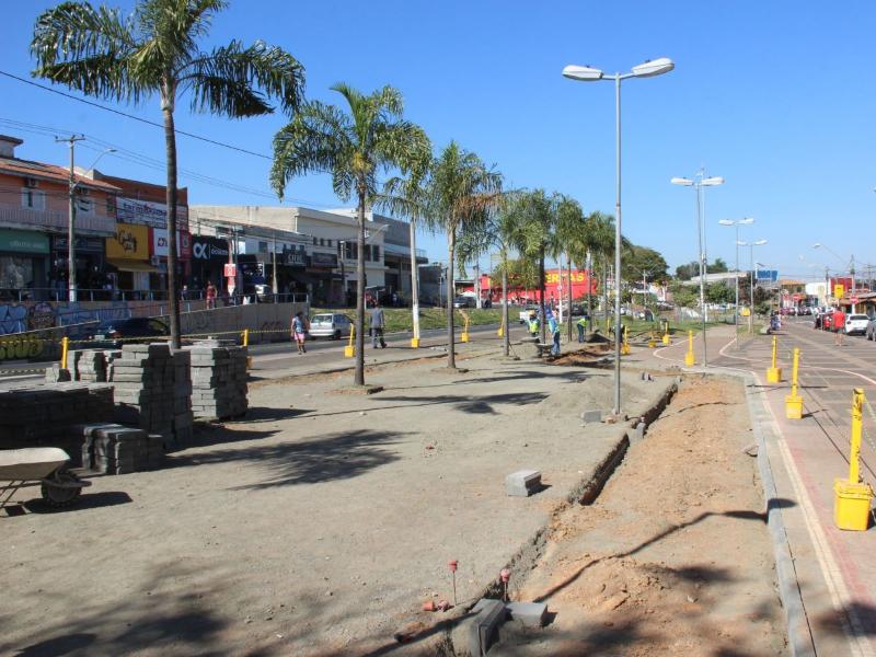 Obras da Minicidade já estão em andamento na Praça da Concórdia