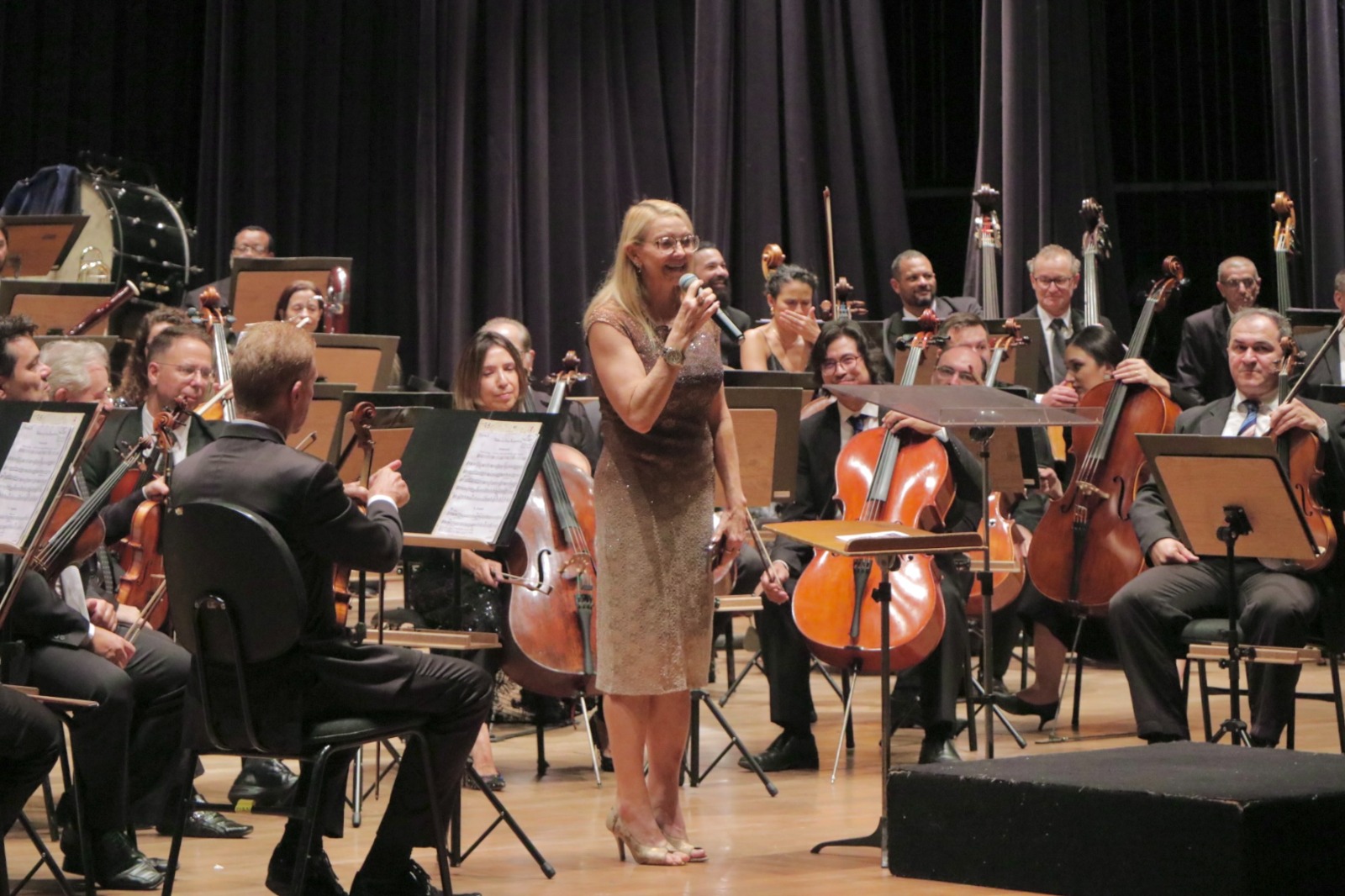 A secretária de Cultura e Turismo, Alexandra Caprioli, fez a abertura do evento