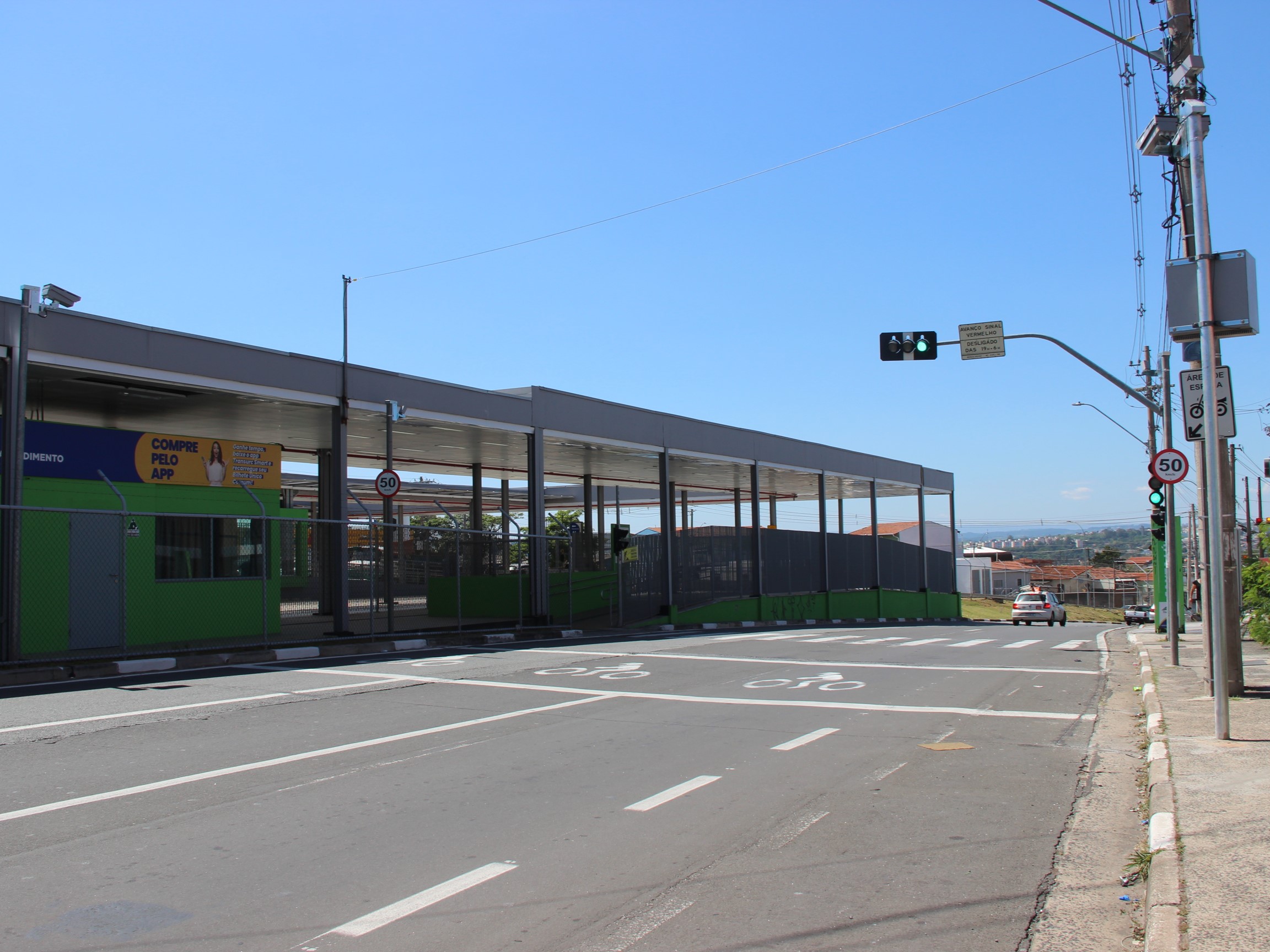 Radares foram instalados nos dois sentidos da Ruy Rodriguez, junto ao Terminal Santa Lúcia