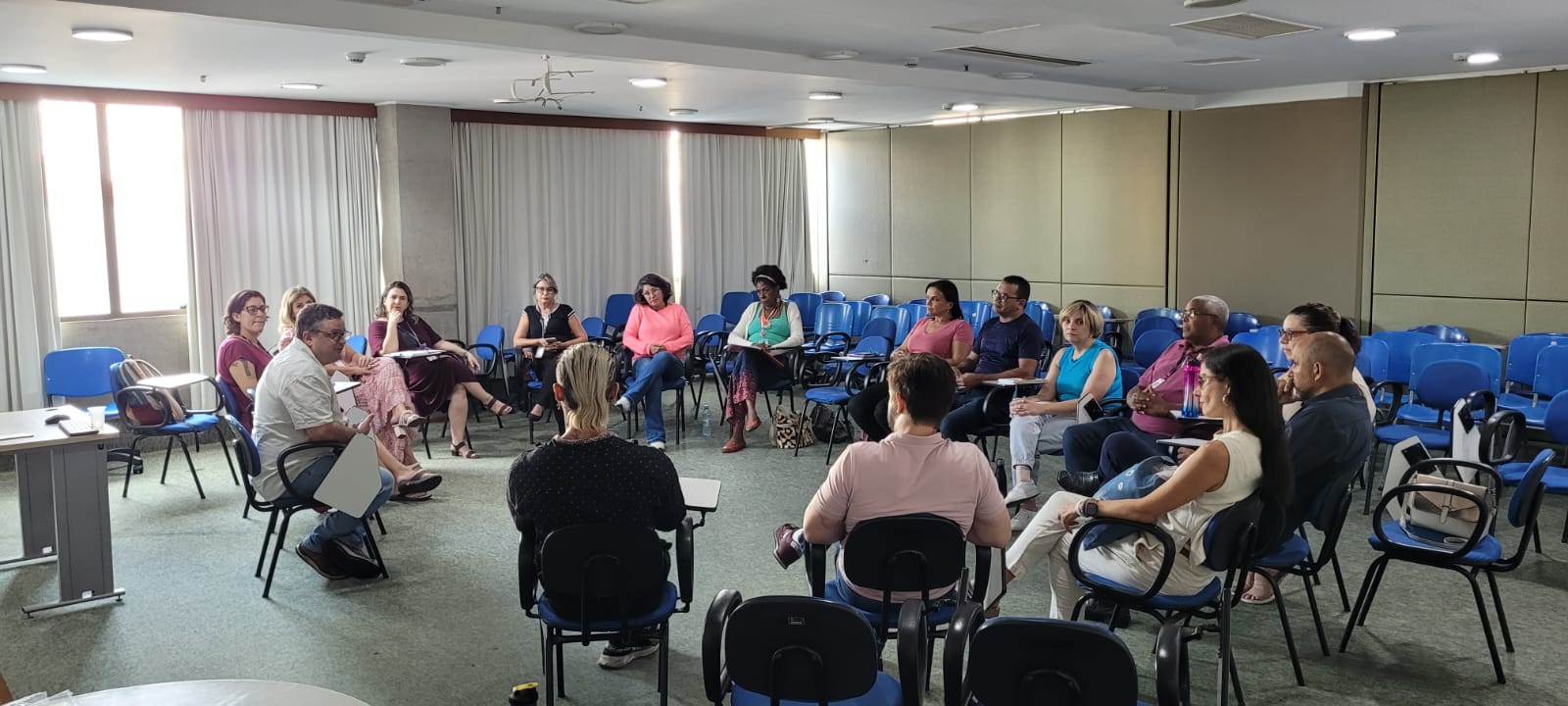  Roda: conversa com os servidores sobre a gestão do cuidado com base nos direitos humanos