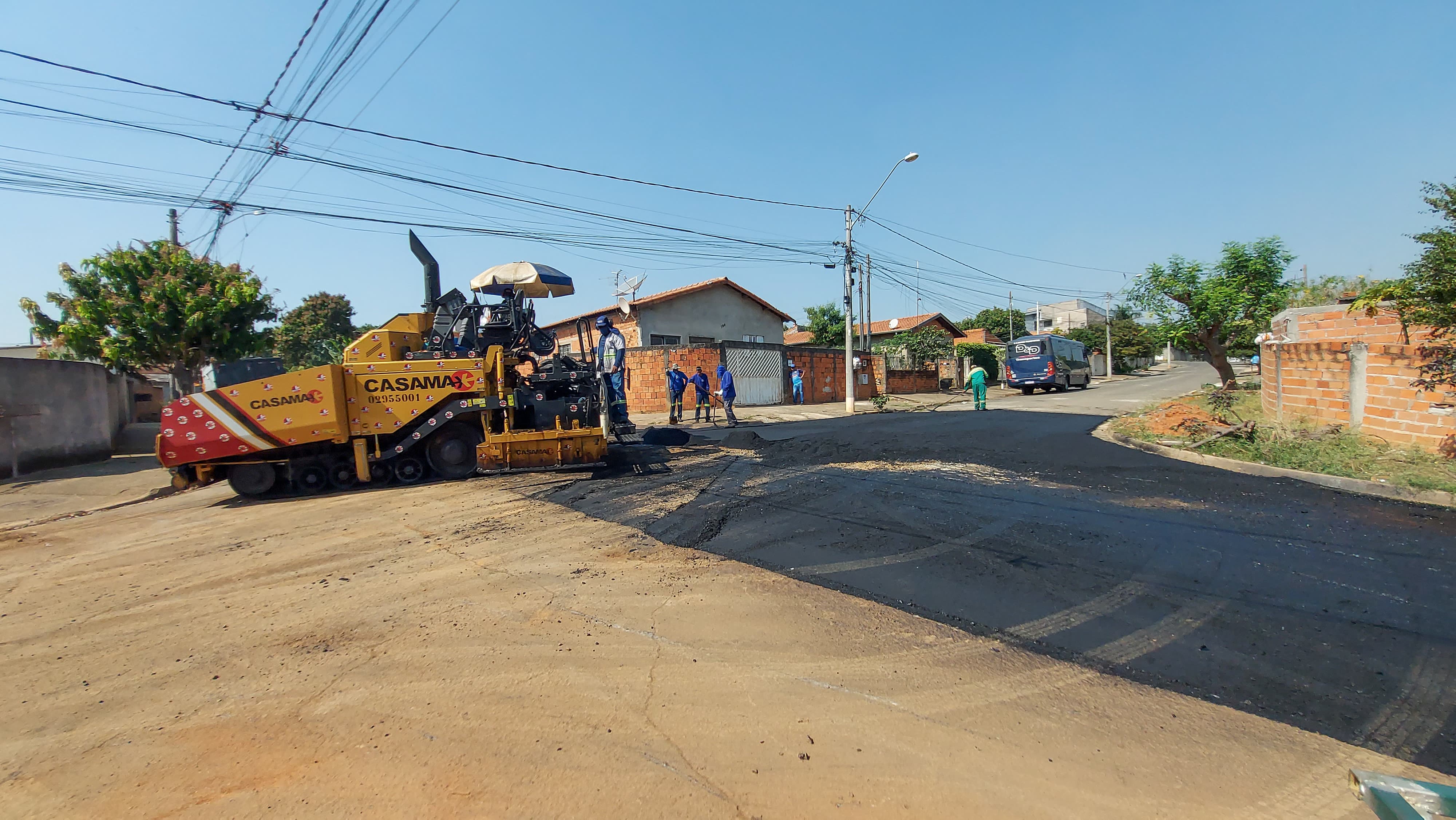 Asfaltamento do Núcleo Residencial São Charbel será entregue em 23 de agosto