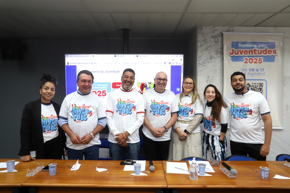 Fernanda Sunega Semana das Juventudes teve início na manhã desta sexta-feira, com um convite à população para participar da discussão de políticas públicas