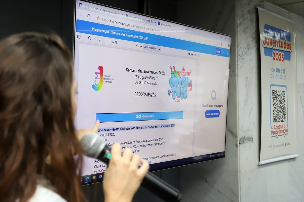 Fernanda Sunega Programação foi selecionada por meio de curadoria do Conselho Municipal da Juventude e contempla diversas atividades culturais e de educação ambiental