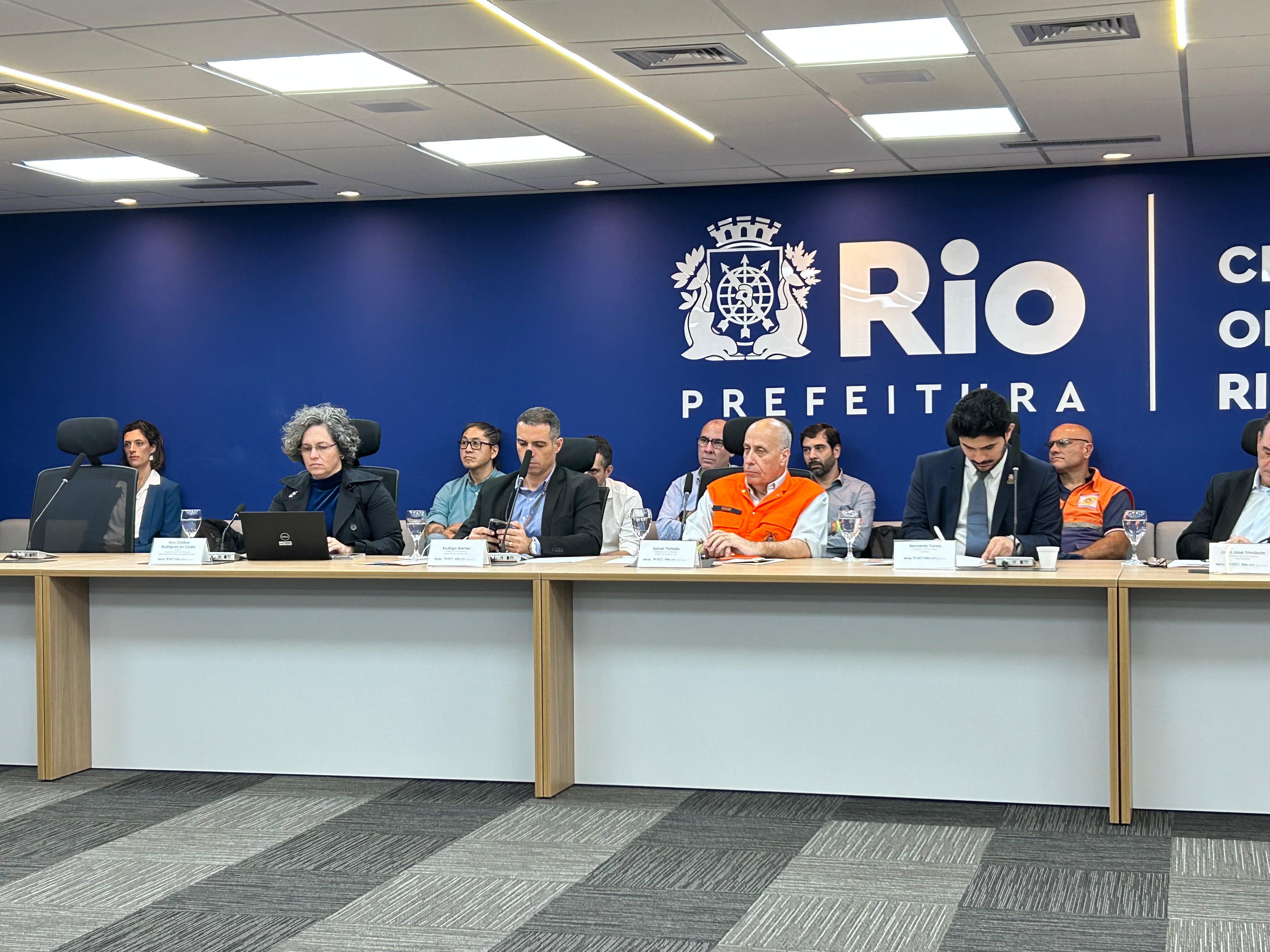 Evento está sendo realizado durante todo o dia e terá visita ao Centro de Operações e Resiliência (COR) da cidade do Rio de Janeiro