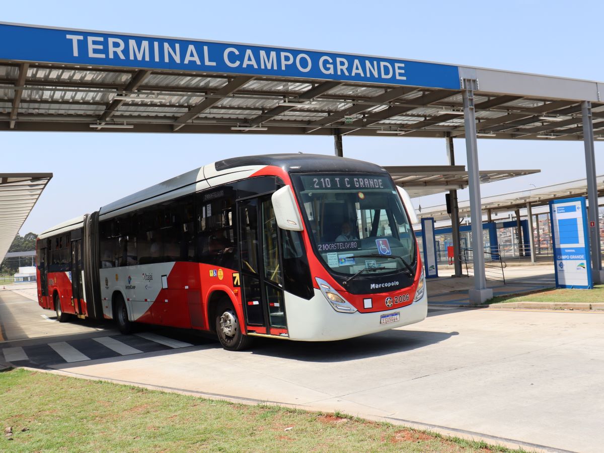 Terminal Campo Grande é um dos que terá mais ônibus disponíveis para suprir aumento da demanda 