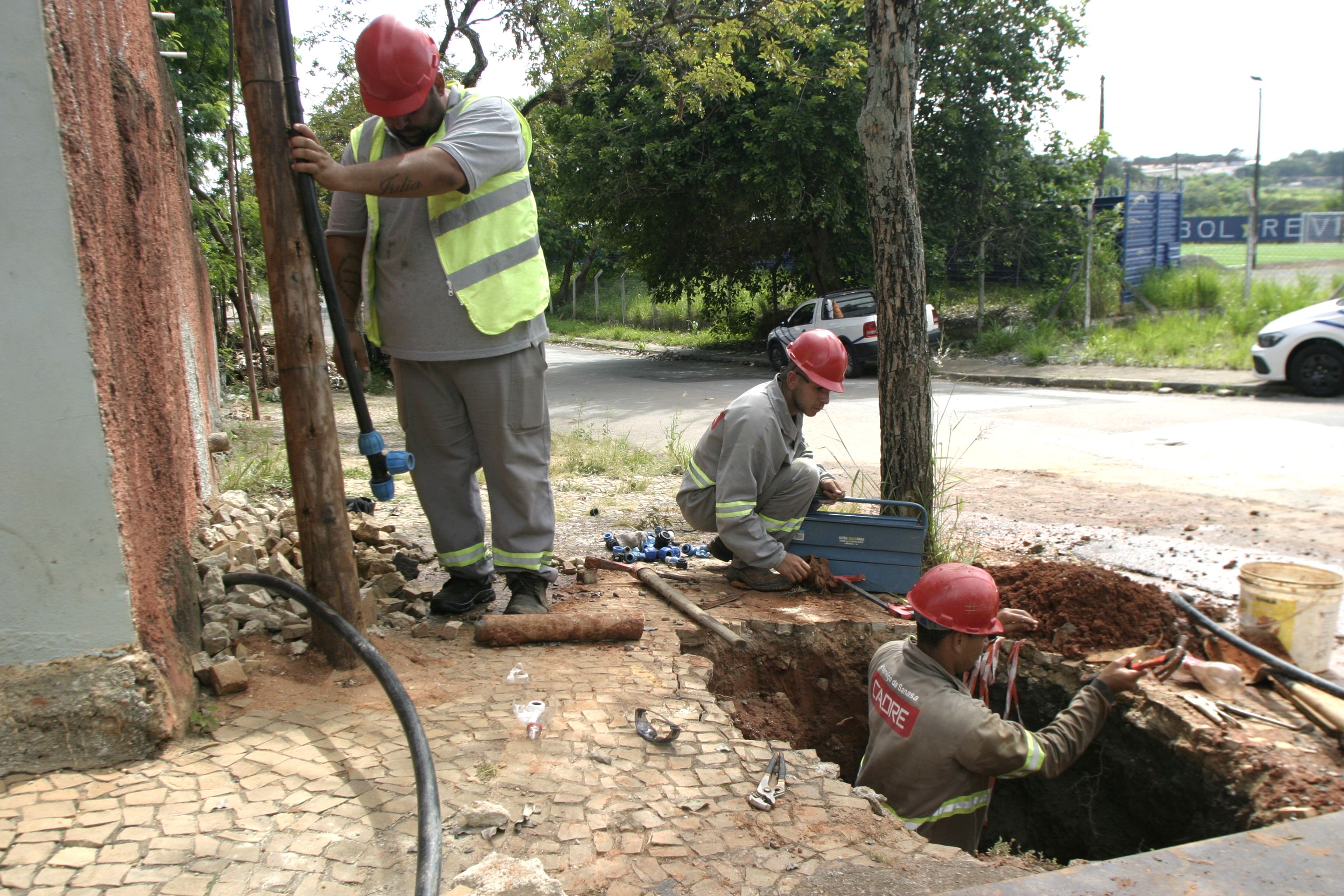 Nova rede de distribuição usa tubulações de material com durabilidade de cerca de 50 anos