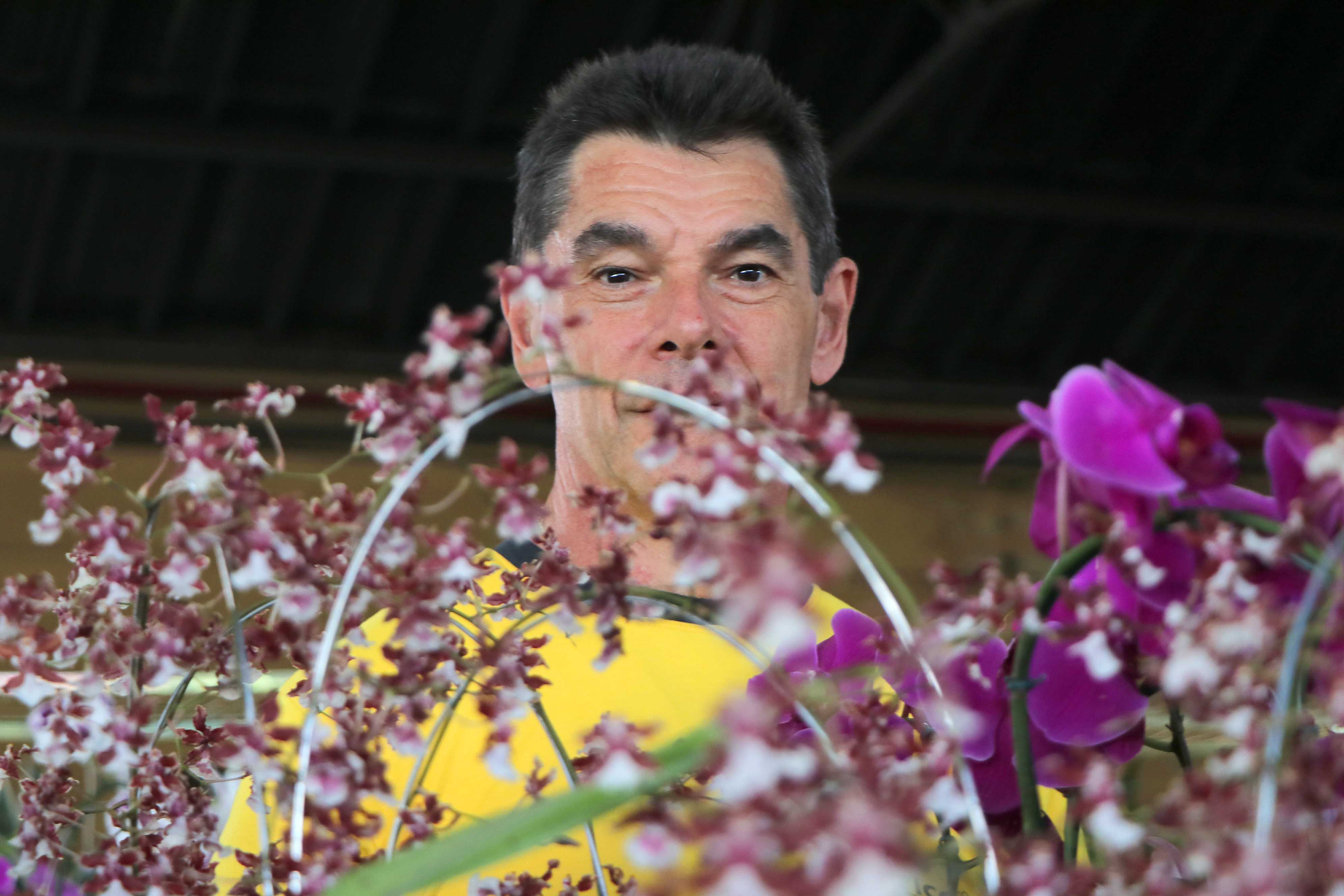 O expositor Vilberto Guidi 