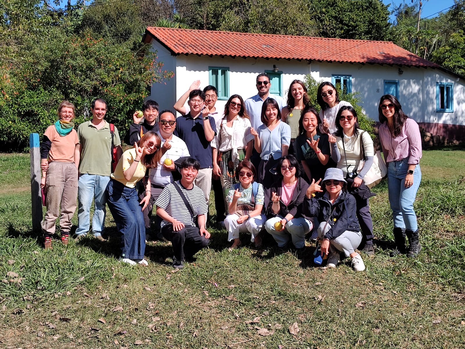 Comitiva na Fazenda Santana da Lapa