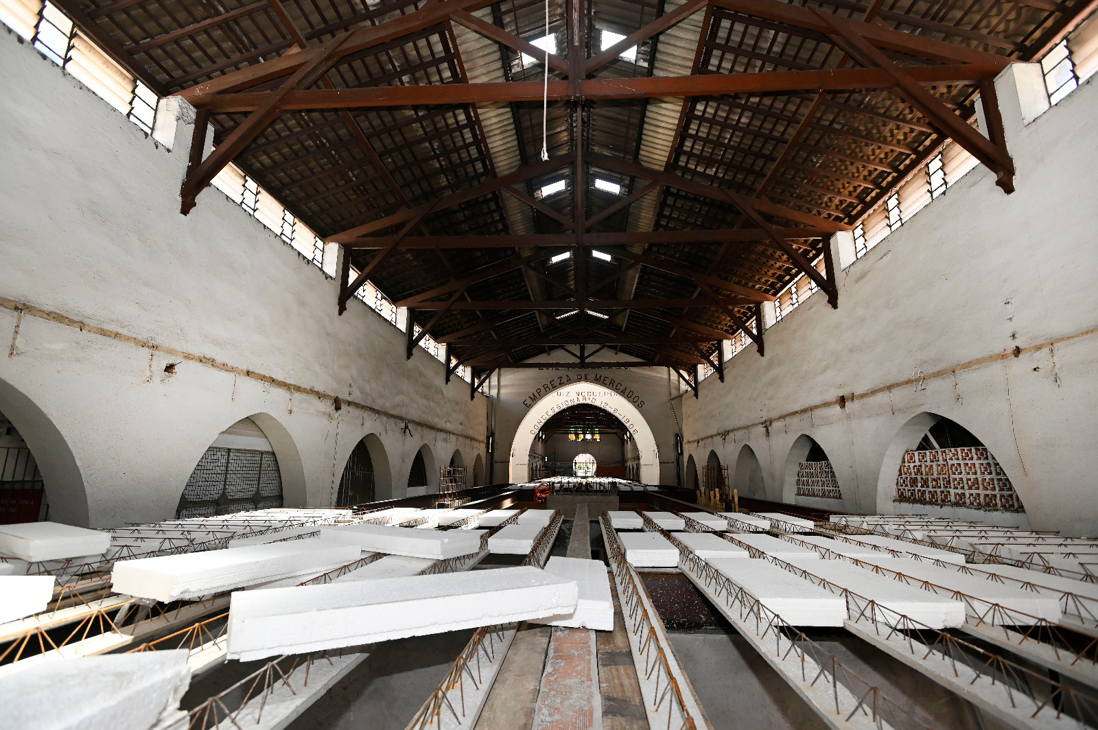 Mercado Municipal em obras