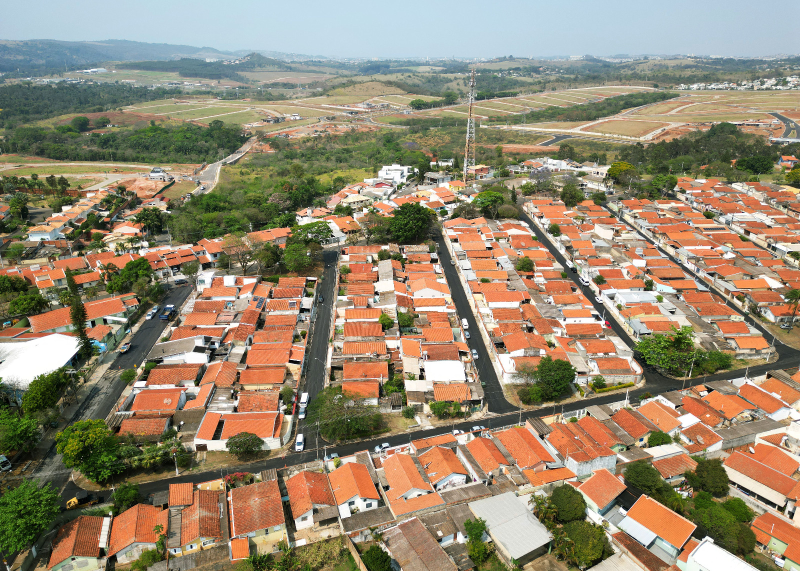 Praticamente 90% do bairro foi recapeado