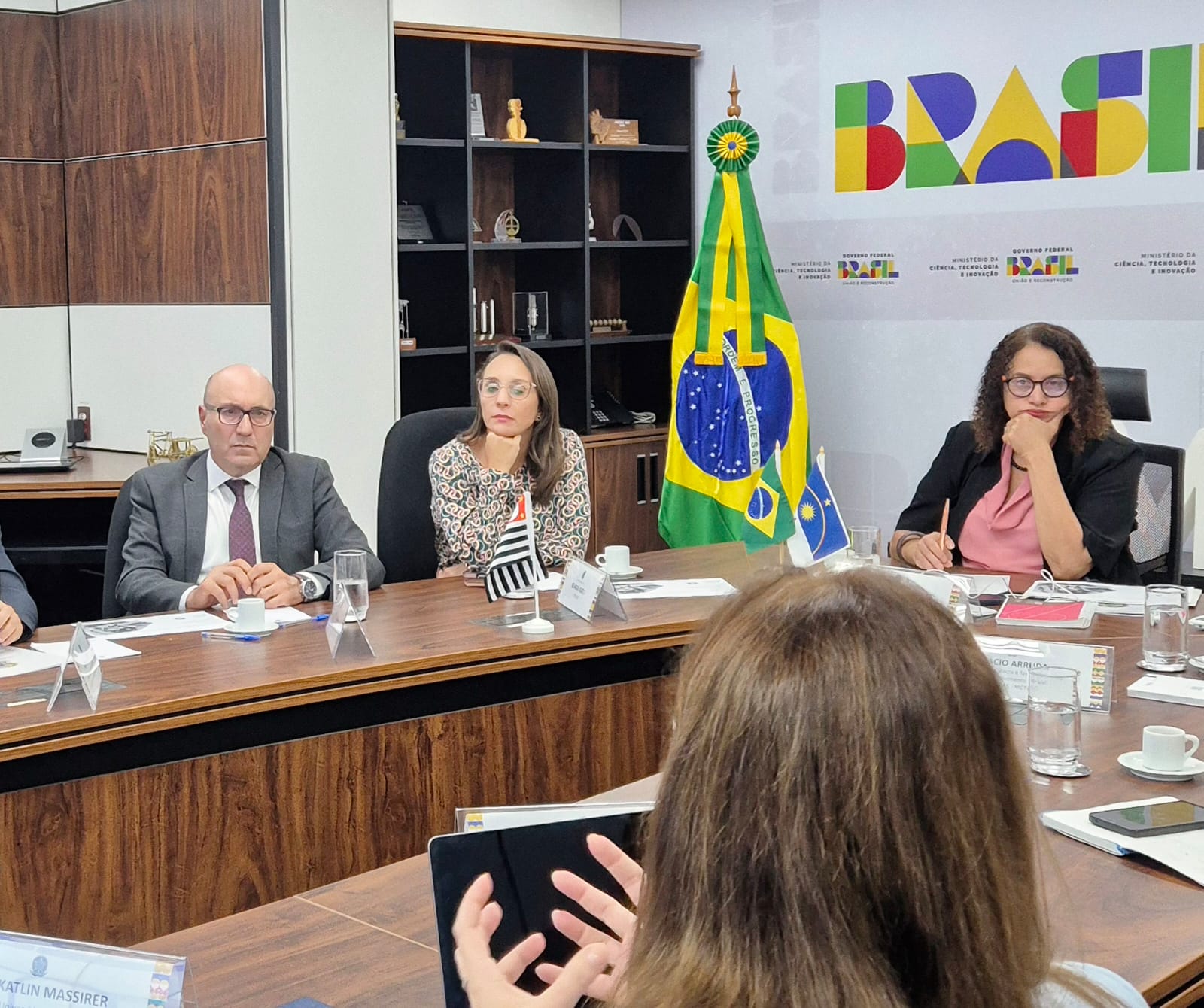 Divulgação Dário Saadi se reuniu com a ministra Luciana Santos (Ciência, Tecnologia e Inovação) em Brasília na tarde desta terça-feira, 29