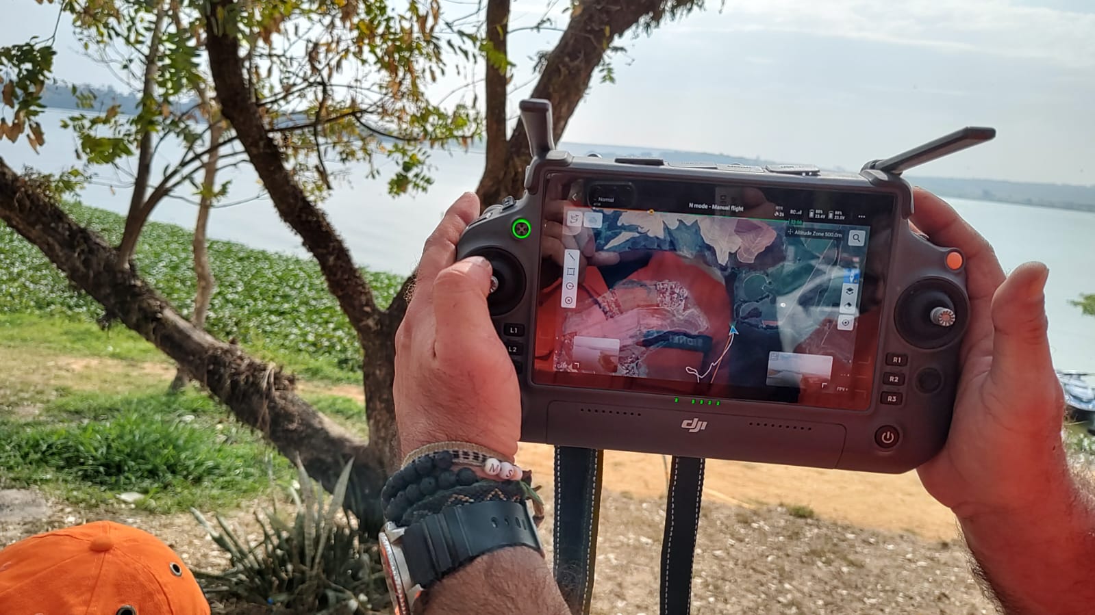 Divulgação Drone gera imagens muito claras