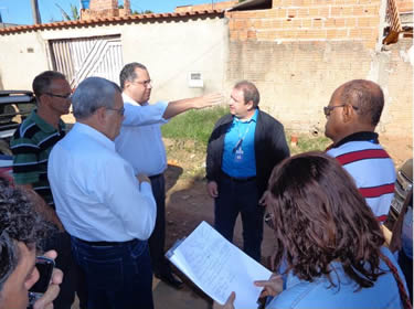 Visita do secretário de Habitação, Samuel Rossilho