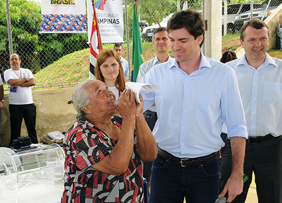 O vice-prefeito, Henrique Magalhães Teixeira, foi conferir o evento 