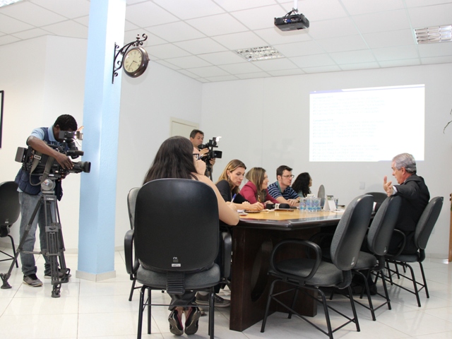 Secretário divulga balanço para a imprensa