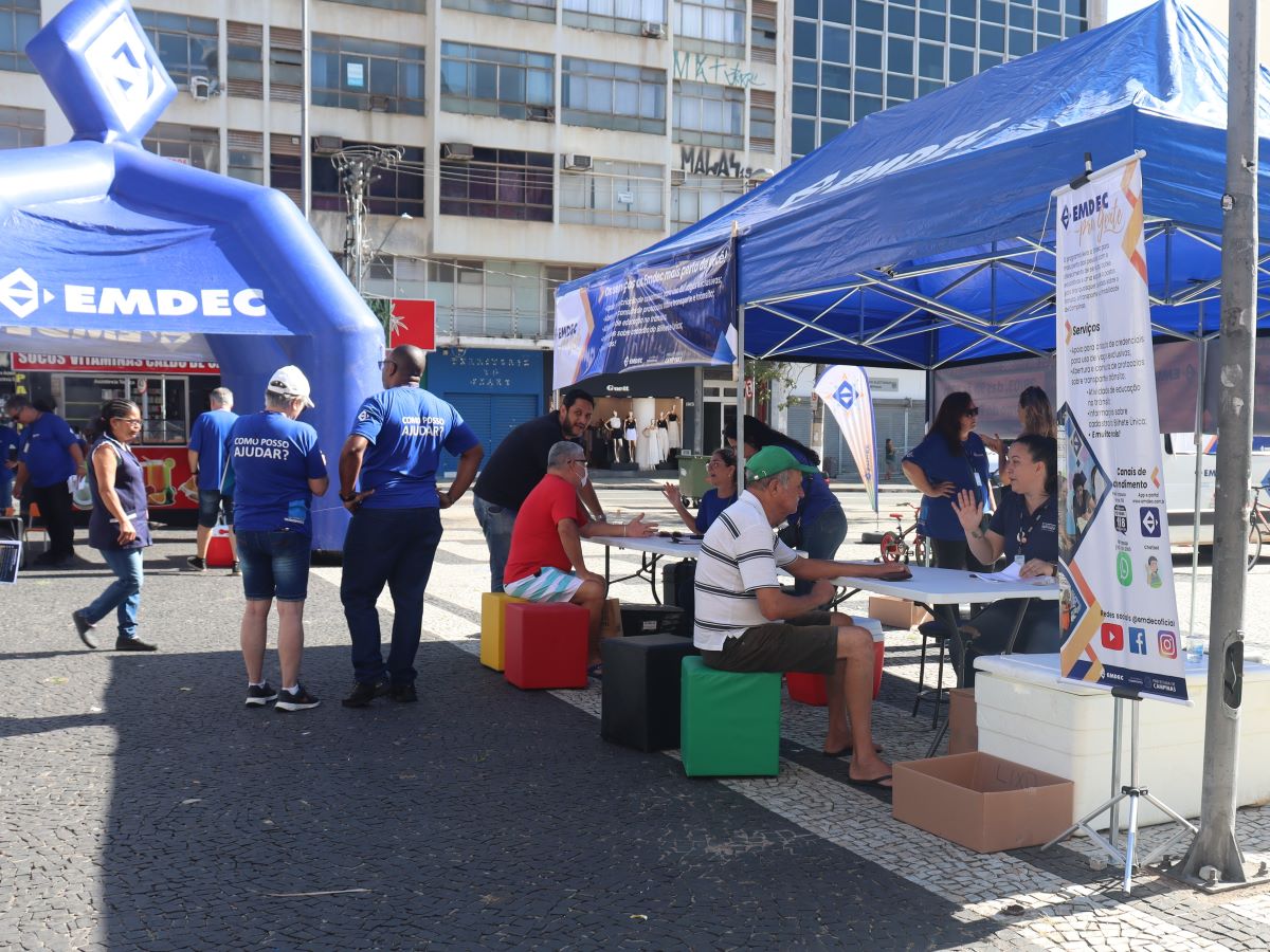 Durante o festival, a tenda “Emdec pra Gente” oferecerá serviços gratuitos e atividades educativas voltadas ao trânsito e transporte
