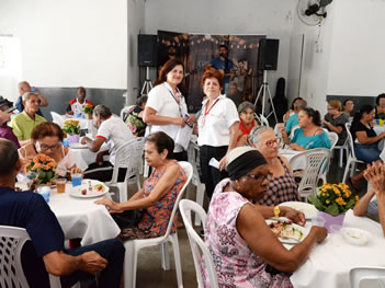 Cerca de 130 idosos dos núcleos residenciais Jardim Yeda I e II, Vila Palácios, Bordon, 2 de julho e Santa Lúcia estivera