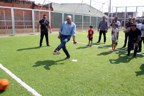 Prefeito Dário Saadi esteve presente no evento de inauguração no sábado, 10