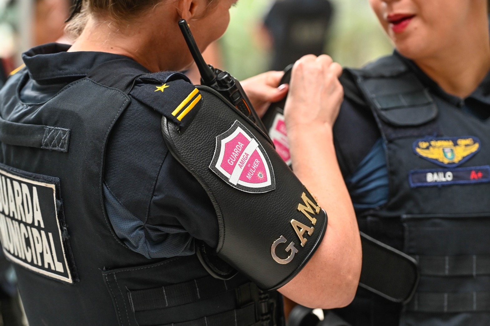 Rogério Capela/PMC Segundo a comandante da GM, o aplicativo é um aliado essencial para mulheres que possuem medida protetiva