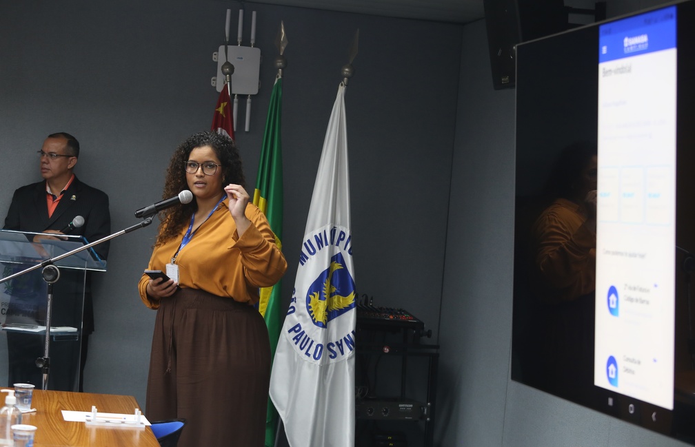 Aplicativo foi apresentado em evento na Sala Azul